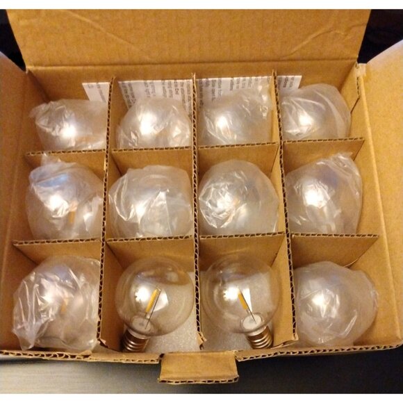 LED Globe Light Bulbs 12 count - Picture 3 of 6